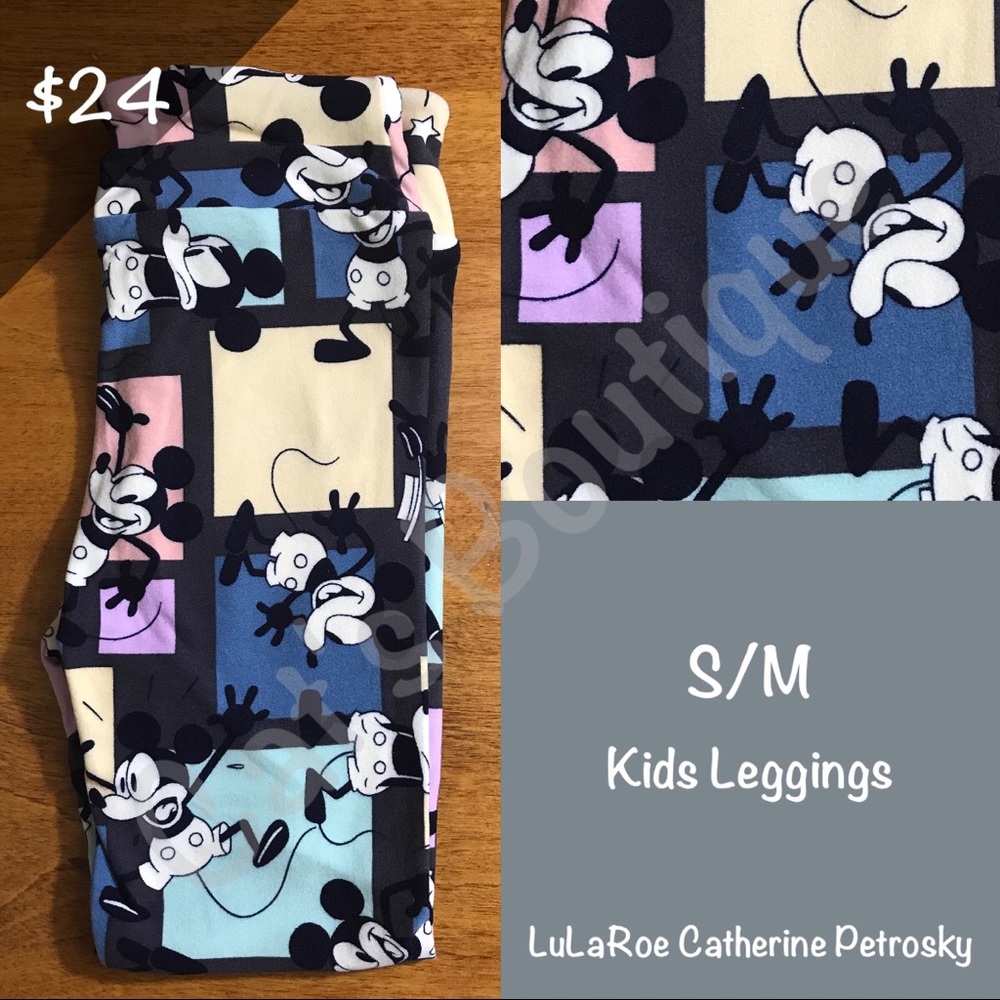 NWT LuLaRoe Collection for Disney S/M leggings